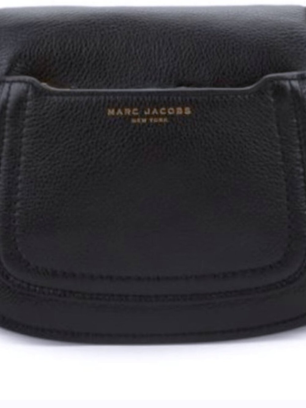 $349 Auth MARC JACOBS Pebbled Leather Shoulder Bag Crossbody Excellent - Picture 4 of 9